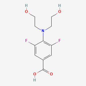 3.5-Difluoro-4-[bis(2-hydroxyethyl)amino]benzoic acid
