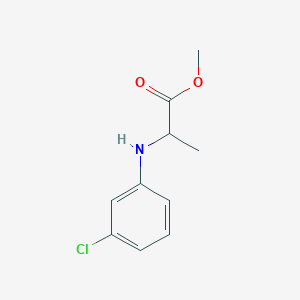 Methyl 2-[(3-chlorophenyl)amino]propanoate