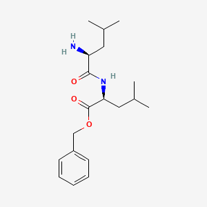 molecular formula C19H30N2O3 B8558435 Leu-Leu-OBzl CAS No. 77167-53-4