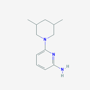 molecular formula C12H19N3 B8558452 6-(3,5-Dimethylpiperidin-1-yl)pyridin-2-amine 