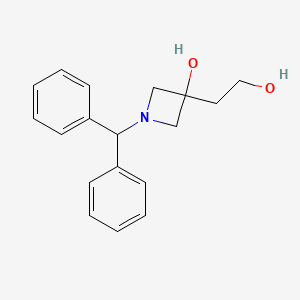 1-(Diphenylmethyl)-3-(2-hydroxyethyl)azetidin-3-ol