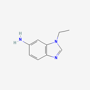molecular formula C9H11N3 B8558571 1-ethyl-1H-benzo[d]imidazol-6-amine 