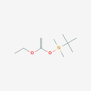 molecular formula C10H22O2Si B8558575 T-Butyl(1-Ethoxyvinyloxy)Dimethylsilane CAS No. 42201-84-3