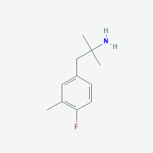 2-(4-Fluoro-3-methylphenyl)-1,1-dimethylethylamine