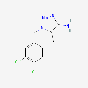 1-[(3,4-dichlorophenyl)methyl]-5-methyl-1H-1,2,3-triazol-4-amine