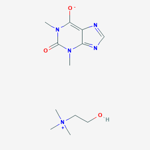 molecular formula C12H21N5O3 B085587 Oxtriphylline 