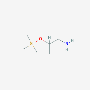 molecular formula C6H17NOSi B8558759 2-Trimethylsilanyloxy-propylamine 