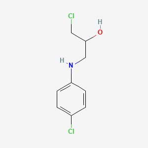 molecular formula C9H11Cl2NO B8558779 N-(3-chloro-2-hydroxypropyl)-4-chloroaniline 