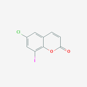 6-Chloro-8-iodocoumarin