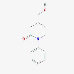 4-(Hydroxymethyl)-1-phenylpiperidin-2-one