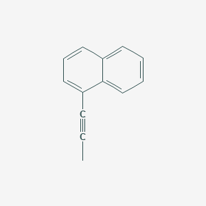 molecular formula C13H10 B8558858 1-(1-Naphthyl)-1-propyne CAS No. 32137-38-5