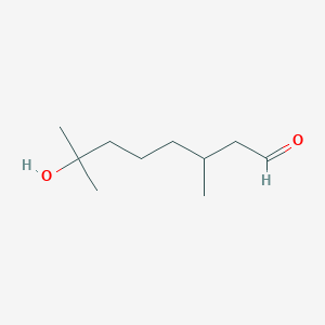 molecular formula C10H20O2 B085589 羟基柠檬醛 CAS No. 107-75-5
