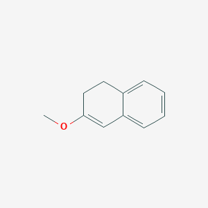 molecular formula C11H12O B8558909 3-Methoxy-1,2-dihydronaphthalene CAS No. 40815-23-4