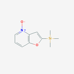 2-(Trimethylsilyl)furo(3,2-b)pyridine N-oxide