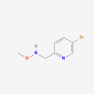 molecular formula C7H9BrN2O B8559056 N-(5-Bromo-pyridin-2-ylmethyl)-O-methyl-hydroxylamine 