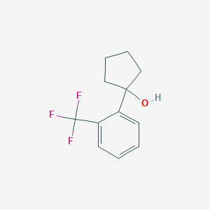 molecular formula C12H13F3O B8559077 1-(2-(Trifluoromethyl)phenyl)cyclopentanol 