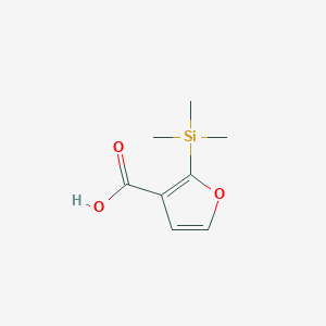molecular formula C8H12O3Si B8559085 2-Trimethylsilyl-3-furancarboxylic acid 