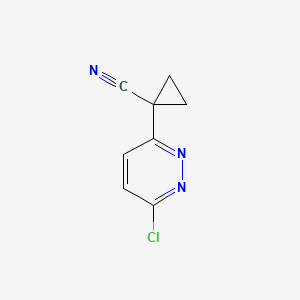 1-(6-Chloro-pyridazin-3-yl)-cyclopropanecarbonitrile