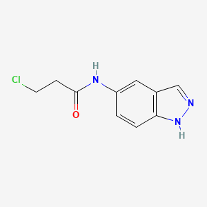 Propanamide, 3-chloro-N-1H-indazol-5-yl-