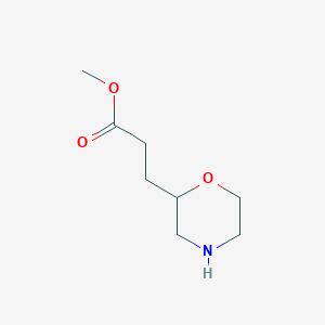 Methyl 3-(morpholin-2-yl)propanoate
