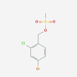 4-Bromo-2-chlorobenzyl methanesulfonate