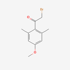 molecular formula C11H13BrO2 B8559270 2-Bromo-1-(4-methoxy-2,6-dimethylphenyl)ethanone 