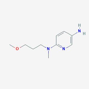 molecular formula C10H17N3O B8559291 N2-(3-methoxy-propyl)-N2-methyl-pyridine-2,5-diamine 