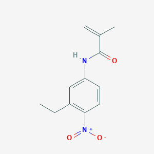molecular formula C12H14N2O3 B8559358 N-(3-Ethyl-4-nitrophenyl)-2-methylprop-2-enamide CAS No. 821765-68-8