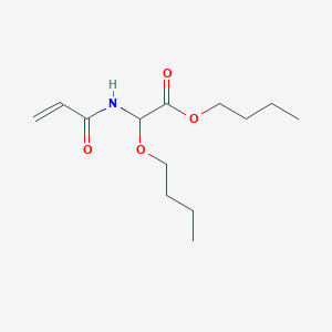 molecular formula C13H23NO4 B8559374 Butyl Acrylamidoglycolate Butyl Ether CAS No. 77402-13-2
