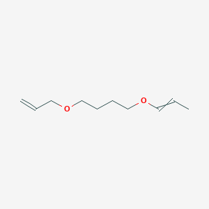 molecular formula C10H18O2 B8559421 1-[(Prop-1-en-1-yl)oxy]-4-[(prop-2-en-1-yl)oxy]butane CAS No. 170124-89-7