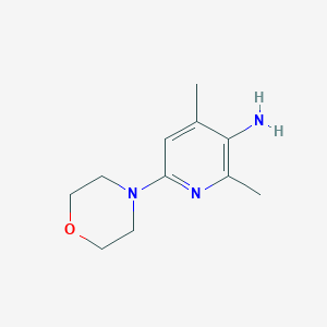 2,4-Dimethyl-6-morpholin-4-yl-pyridin-3-ylamine