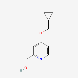 4-Cyclopropylmethoxy-2-hydroxymethylpyridine