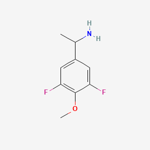 B8559615 3,5-Difluoro-4-methoxy-alpha-methylbenzenemethanamine CAS No. 864263-89-8