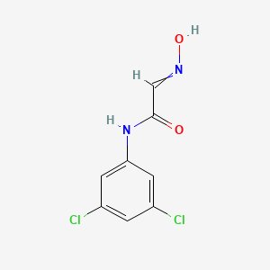 molecular formula C8H6Cl2N2O2 B8559656 N-(3,5-dichlorophenyl)-2-hydroxyiminoacetamide CAS No. 18711-11-0