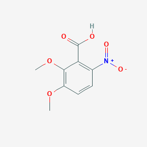 molecular formula C9H9NO6 B8559679 2,3-Dimethoxy-6-nitrobenzoic acid 