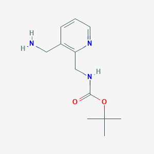 molecular formula C12H19N3O2 B8559714 Tert-butyl (3-(aminomethyl)pyridin-2-yl)methylcarbamate 