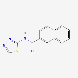 molecular formula C13H9N3OS B8559717 N-(1,3,4-thiadiazol-2-yl)naphthalene-2-carboxamide 