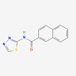 N-(1,3,4-thiadiazol-2-yl)naphthalene-2-carboxamide