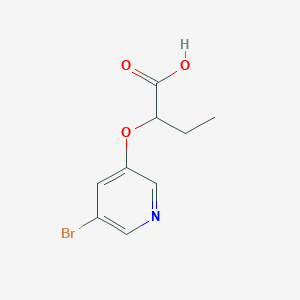 2-(5-Bromo-3-pyridyloxy)butyric acid