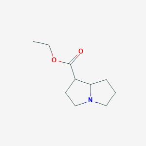 Hexahydro-pyrrolizine-1-carboxylic acid ethyl ester
