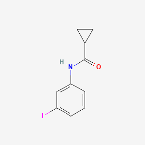 molecular formula C10H10INO B8559838 N-(3-iodophenyl)cyclopropanecarboxamide 