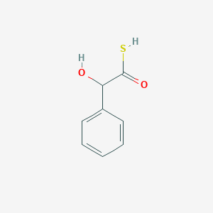 molecular formula C8H8O2S B8559844 2-hydroxy-2-phenylethanethioic S-acid 