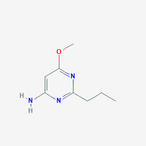 molecular formula C8H13N3O B8559846 4-Amino-6-methoxy-2-(n-propyl)pyrimidine 