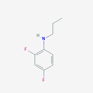 molecular formula C9H11F2N B8559847 n-(n-Propyl)-2,4-difluoroaniline 