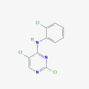 (2-Chloro-phenyl)-(2,5-dichloro-pyrimidin-4-yl)-amine