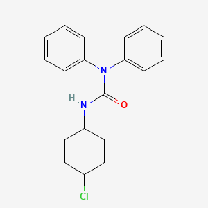 molecular formula C19H21ClN2O B8559921 N'-(4-Chlorocyclohexyl)-N,N-diphenylurea CAS No. 54916-23-3