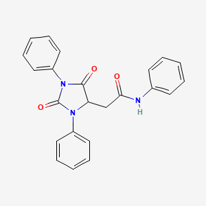 1,3-Diphenyl-5-(N-phenylaminocarbonylmethyl)-hydantoin