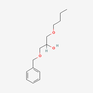 molecular formula C14H22O3 B8559959 1-Butoxy-3-(phenylmethoxy)propan-2-ol CAS No. 86831-83-6