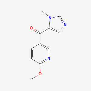 (6-Methoxypyridin-3-yl)(1-methyl-1H-imidazol-5-yl)methanone