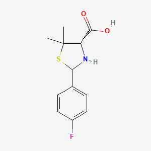 5,5-dimethyl-2-(4-fluorophenyl)-thiazolidine-4(S)-carboxylic acid